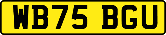 WB75BGU
