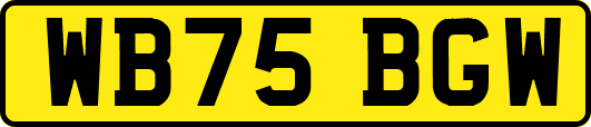 WB75BGW