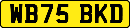 WB75BKD