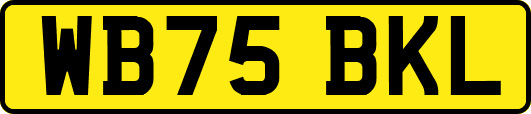 WB75BKL