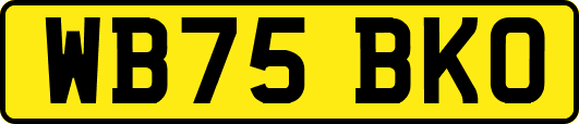 WB75BKO