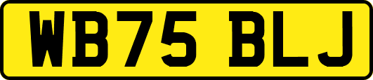 WB75BLJ