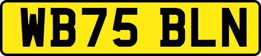 WB75BLN