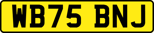 WB75BNJ