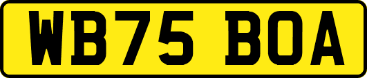 WB75BOA