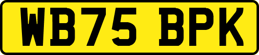 WB75BPK