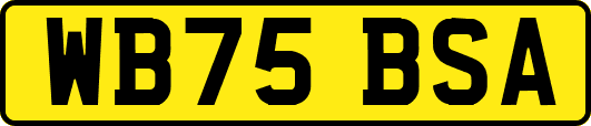 WB75BSA