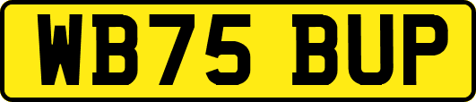 WB75BUP