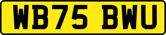WB75BWU