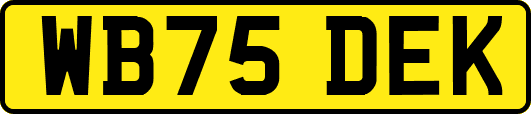 WB75DEK