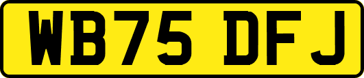WB75DFJ