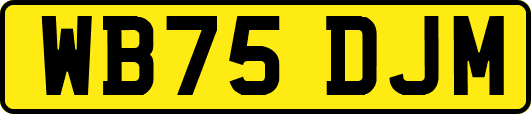 WB75DJM