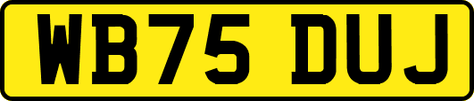 WB75DUJ