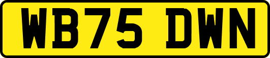 WB75DWN