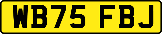 WB75FBJ