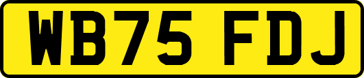 WB75FDJ