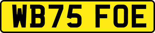 WB75FOE