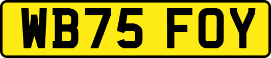 WB75FOY