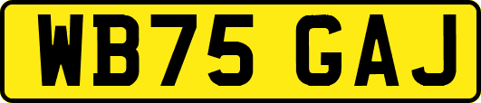 WB75GAJ