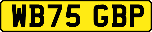 WB75GBP
