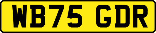 WB75GDR