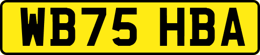 WB75HBA