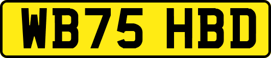 WB75HBD