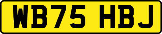 WB75HBJ