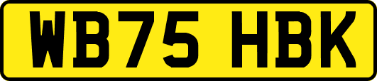 WB75HBK