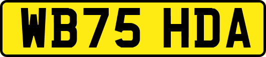 WB75HDA