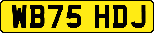WB75HDJ