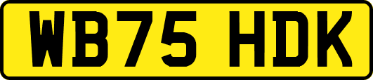 WB75HDK