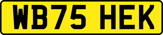 WB75HEK