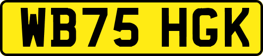 WB75HGK