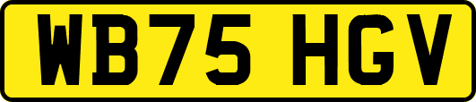 WB75HGV