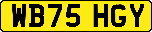 WB75HGY