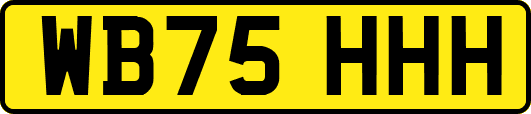 WB75HHH