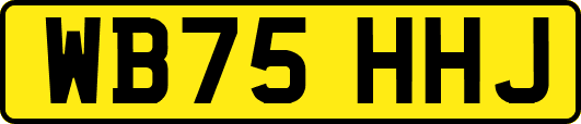 WB75HHJ