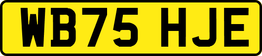WB75HJE