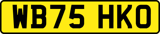 WB75HKO