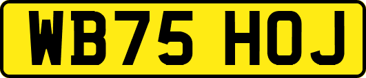 WB75HOJ