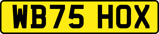 WB75HOX