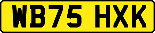 WB75HXK