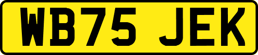 WB75JEK