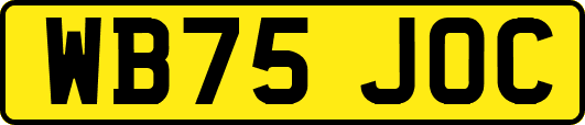 WB75JOC