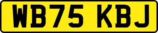 WB75KBJ