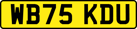 WB75KDU