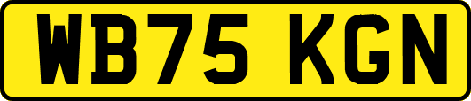 WB75KGN