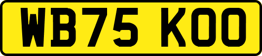 WB75KOO