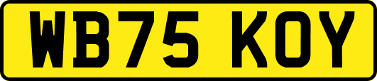 WB75KOY